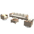 8-Piece Wicker Outdoor Patio Furniture Set