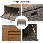 8-Piece Wicker Outdoor Patio Furniture Set