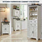 24 Farmhouse Bathroom Floor Cabinet, Wide Bathroom Storage Cabinet