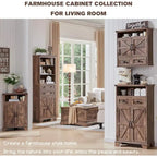 24 Farmhouse Bathroom Floor Cabinet, Wide Bathroom Storage Cabinet