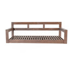 Patio Wooden Twin Size Porch Swing Daybed Frame