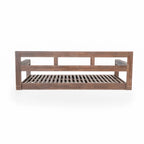 Patio Wooden Twin Size Porch Swing Daybed Frame