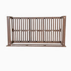 Patio Wooden Twin Size Porch Swing Daybed Frame