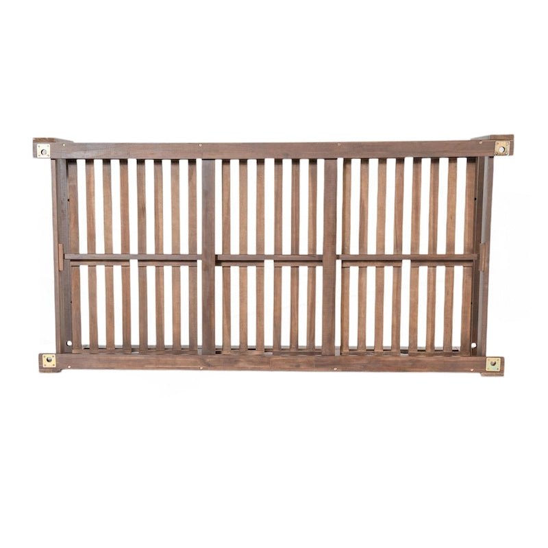 Patio Wooden Twin Size Porch Swing Daybed Frame