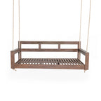 Patio Wooden Twin Size Porch Swing Daybed Frame