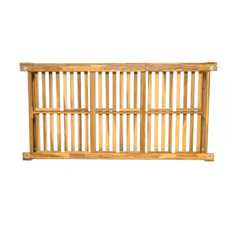 Patio Wooden Twin Size Porch Swing Daybed Frame