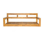 Patio Wooden Twin Size Porch Swing Daybed Frame