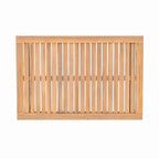 Outdoor 4-piece Acacia Wood and Rope Sectional Patio Sofa Set