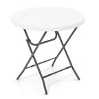 Costway 32 Round Folding Table Lightweight Portable Commercial - See Details