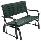 Costway Outdoor Patio Swing Porch Rocker Glider Bench Loveseat Garden