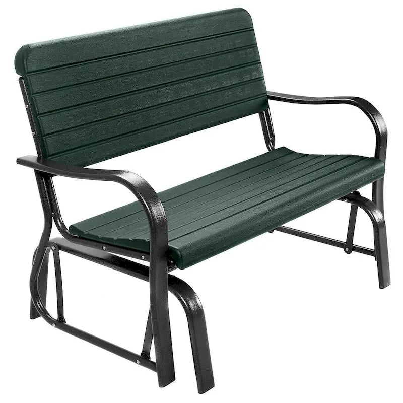 Costway Outdoor Patio Swing Porch Rocker Glider Bench Loveseat Garden