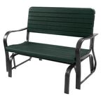Costway Outdoor Patio Swing Porch Rocker Glider Bench Loveseat Garden