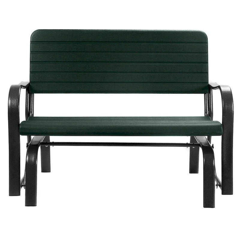 Costway Outdoor Patio Swing Porch Rocker Glider Bench Loveseat Garden