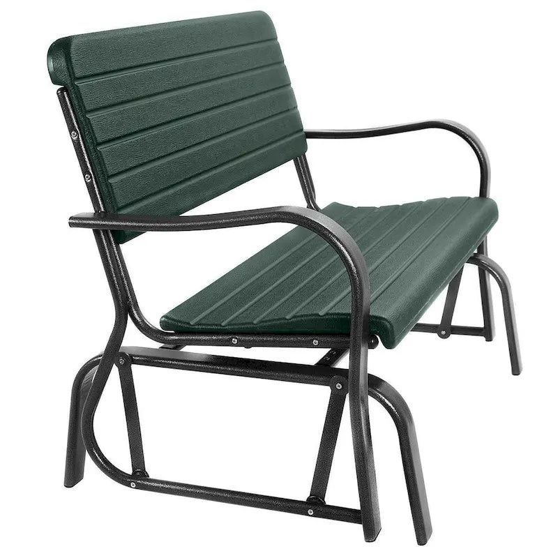 Costway Outdoor Patio Swing Porch Rocker Glider Bench Loveseat Garden