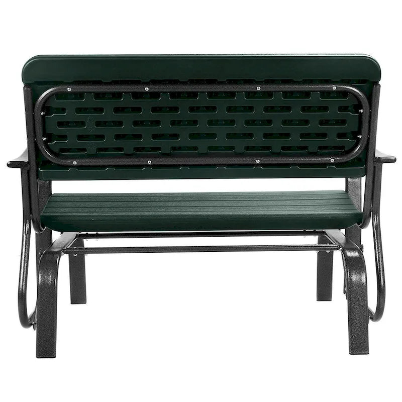 Costway Outdoor Patio Swing Porch Rocker Glider Bench Loveseat Garden