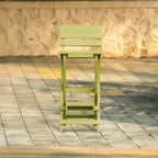 Key West Fully Assembled All-Weather Recycled HDPE Outdoor Folding Bar Stool
