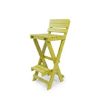 Key West Fully Assembled All-Weather Recycled HDPE Outdoor Folding Bar Stool