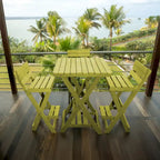 Key West Fully Assembled All-Weather Recycled HDPE Outdoor Folding Bar Stool