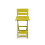 Key West Fully Assembled All-Weather Recycled HDPE Outdoor Folding Bar Stool