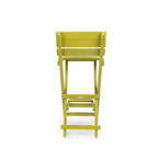 Key West Fully Assembled All-Weather Recycled HDPE Outdoor Folding Bar Stool