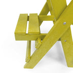 Key West Fully Assembled All-Weather Recycled HDPE Outdoor Folding Bar Stool