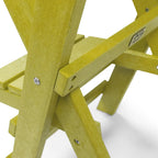 Key West Fully Assembled All-Weather Recycled HDPE Outdoor Folding Bar Stool