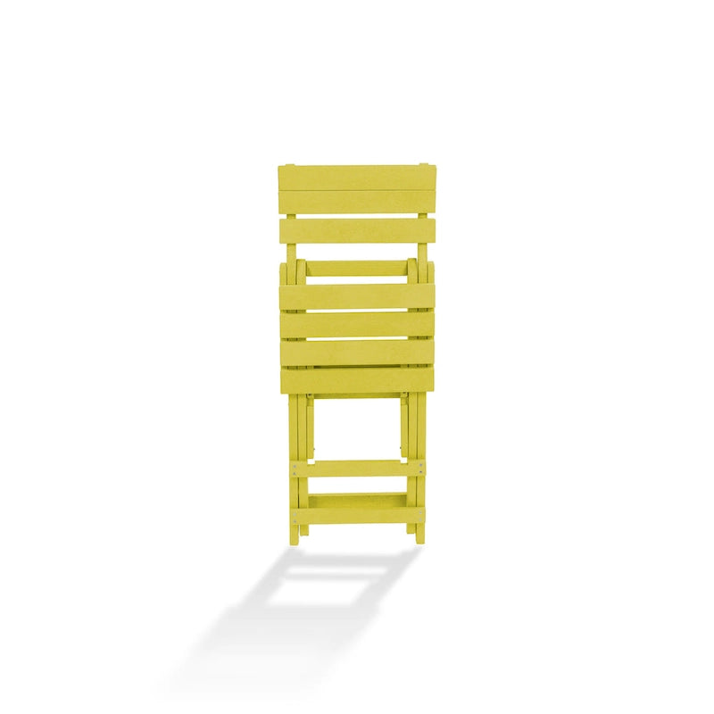 Key West Fully Assembled All-Weather Recycled HDPE Outdoor Folding Bar Stool