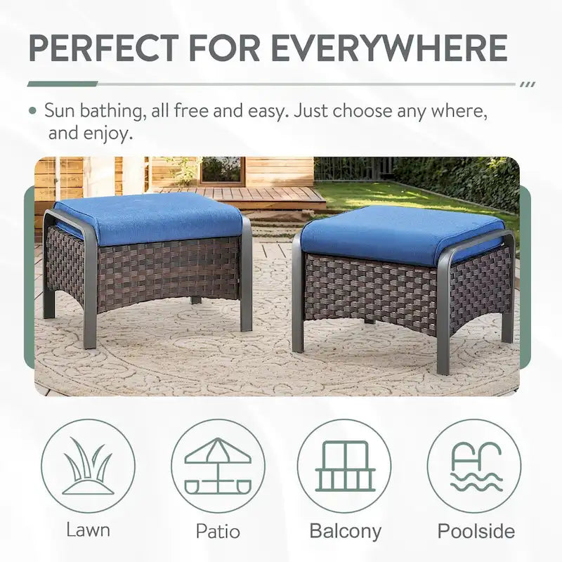 Outdoor Sofa Chair with Fire Pit Table Set