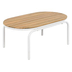 Outdoor Chaise Lounge Set of 3 with Cushion, Patio Lounge Chair Recliner with Acacia Side Table