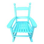 Durable Child's Wood Porch Rocker, Outdoor Rocking Chair, Indoor or Outdoor Suitable for 3-7 Years Old