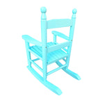 Durable Child's Wood Porch Rocker, Outdoor Rocking Chair, Indoor or Outdoor Suitable for 3-7 Years Old