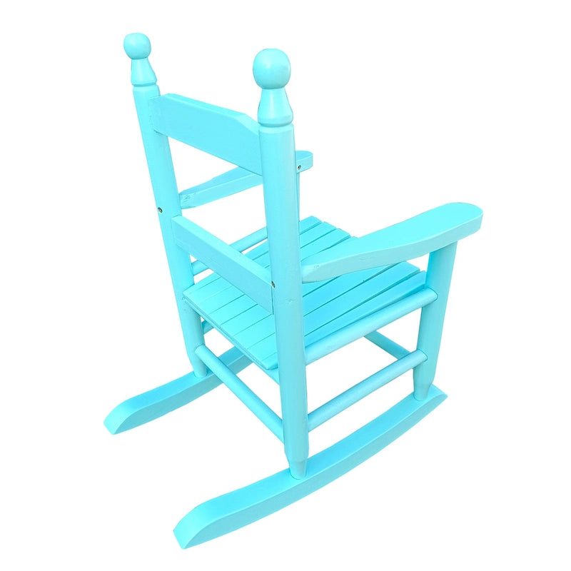 Durable Child's Wood Porch Rocker, Outdoor Rocking Chair, Indoor or Outdoor Suitable for 3-7 Years Old