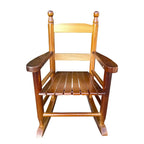 Durable Child's Wood Porch Rocker, Outdoor Rocking Chair, Indoor or Outdoor Suitable for 3-7 Years Old