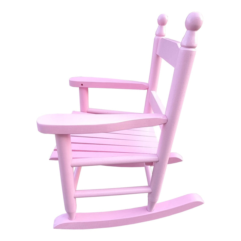 Durable Child's Wood Porch Rocker, Outdoor Rocking Chair, Indoor or Outdoor Suitable for 3-7 Years Old