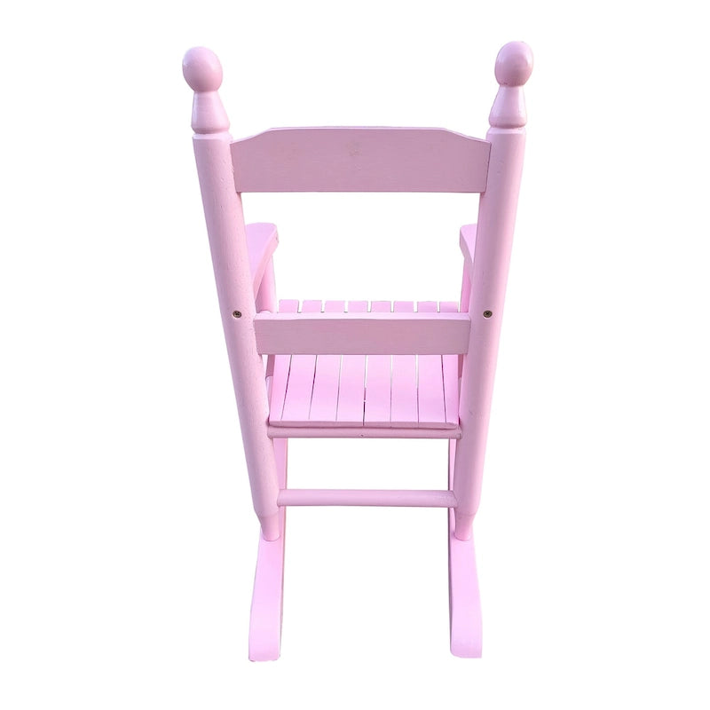 Durable Child's Wood Porch Rocker, Outdoor Rocking Chair, Indoor or Outdoor Suitable for 3-7 Years Old