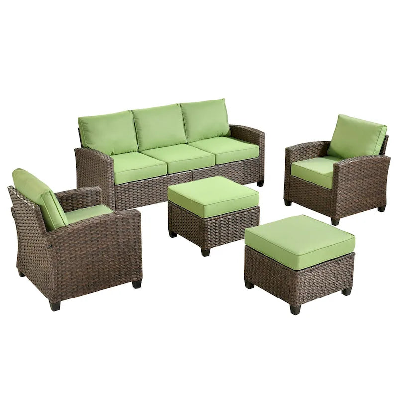 XIZZI 5-piece Patio Furniture Conversation Seating Set