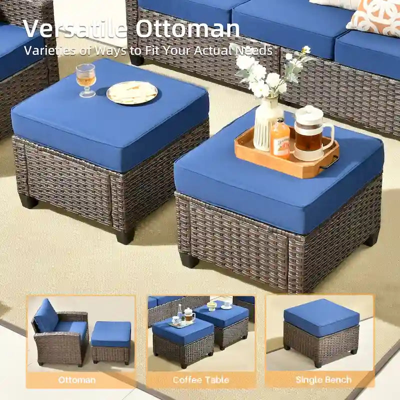 XIZZI 5-piece Patio Furniture Conversation Seating Set