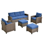 XIZZI 5-piece Patio Furniture Conversation Seating Set