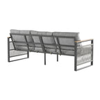 Christopher Knight Home - Lila 4-Piece Outdoor Metal Patio Chat Set