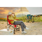 Outdoor Freestyle Rocker Camping Chair Portable Folding Rocking Chair With Solid (Excluding the table)