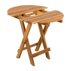 Christopher Knight Home - Azazel Acacia Wood Outdoor Chaise Lounge With Side Table Set