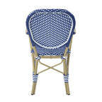 Courtnie French Blue PE Wicker Outdoor Dining Chairs (Set of 2) by Furniture of America - Set of 2