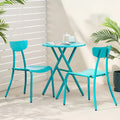 Madlyn Outdoor Iron Bistro Set by Christopher Knight Home