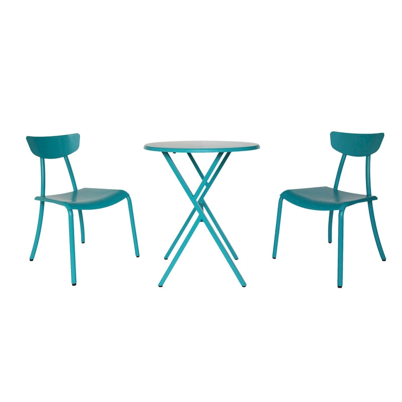 Madlyn Outdoor Iron Bistro Set by Christopher Knight Home