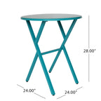 Madlyn Outdoor Iron Bistro Set by Christopher Knight Home