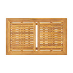 Caydon Acacia Wood Outdoor Club Chair and Coffee Table Set with Cushions by Christopher Knight Home