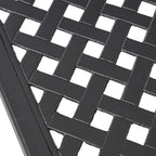 Tahoe Outdoor Modern Aluminum Dining Table with Woven Accents by Christopher Knight Home - 61.25 L x 61.25 W x 29.00 H