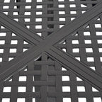 Tahoe Outdoor Modern Aluminum Dining Table with Woven Accents by Christopher Knight Home - 61.25 L x 61.25 W x 29.00 H