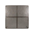 Tahoe Outdoor Modern Aluminum Dining Table with Woven Accents by Christopher Knight Home - 61.25 L x 61.25 W x 29.00 H