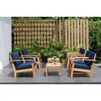 Amazonia FSC Certified Wood 8pc Outdoor Patio Seating Set